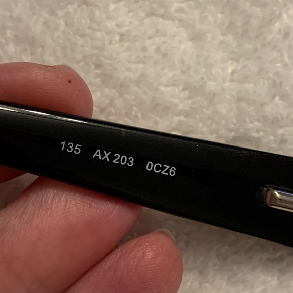 A/X Armani Exchange hand made Acetate frames AX203 Semi Rimless - Picture 6 of 11